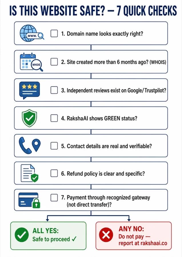 Business verification checklist for India