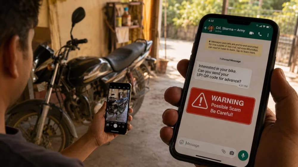 Fake online seller scam India warning